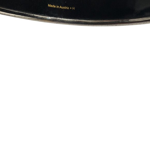 Hermes White / Brown Equestrian Horse Print Enamel Extra Wide Bangle Bracelet - Picture 2 of 8